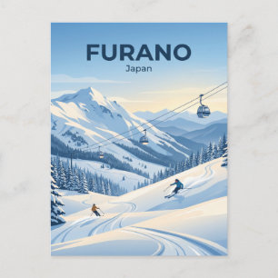 Furano Ski Resort Japan Postkarte