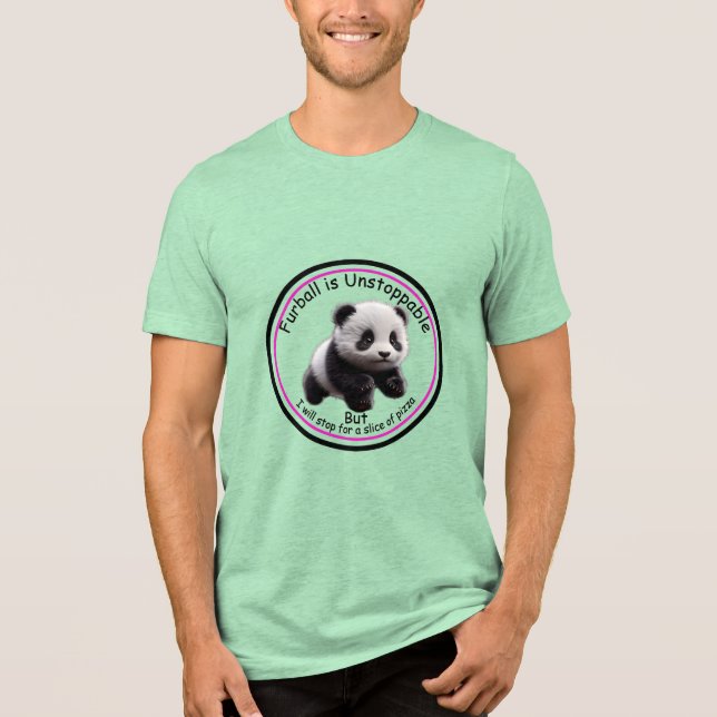 Furball: Ich bin unaufhaltsam Tri-Blend Shirt (Vorderseite)