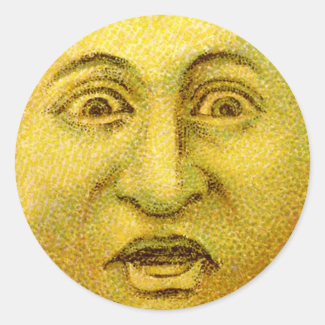 Furcht erregende Halloween-Aufkleber Runder Aufkleber (Vorderseite)