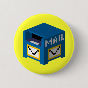 Furcht erregender Devourer der Papierkorrespondenz Button