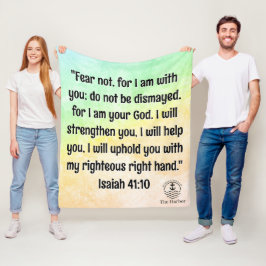 Furcht nicht blanket fleecedecke