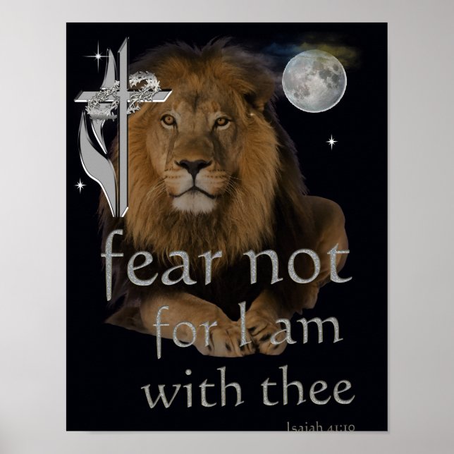 Furcht nicht, weil ich bei dir bin poster (Vorne)