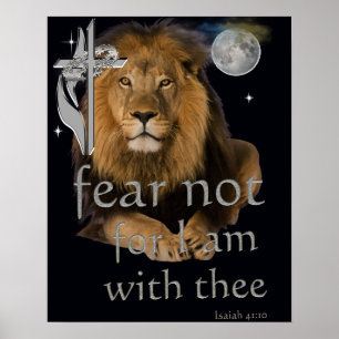 Furcht nicht, weil ich bei dir bin poster