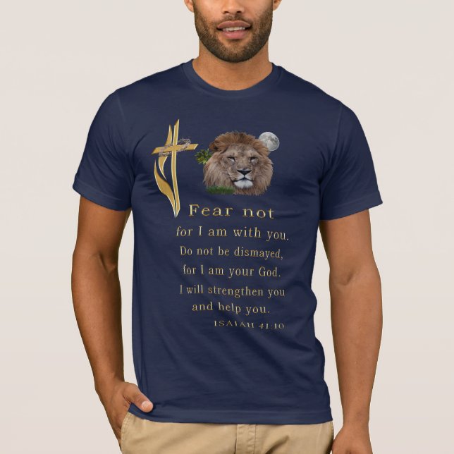 Furcht nicht, weil ich bei dir bin T-Shirt (Vorderseite)