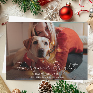 Furcht und Bright Script Foto Weihnachten