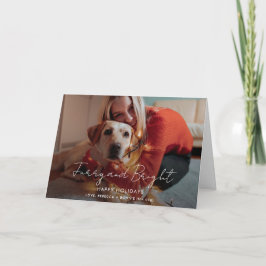 Furcht und hell handgeschriebenes Foto Weihnachten