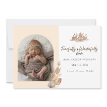 Furcht und wunderbar Made Baby Ankündigung