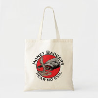 Furcht vor bösen Badass Honey Badger Red Animal Ar