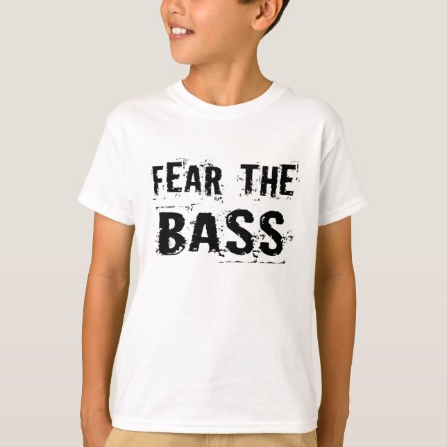 Furcht vor dem Bass Kids Music T - Shirt (Vorderseite)