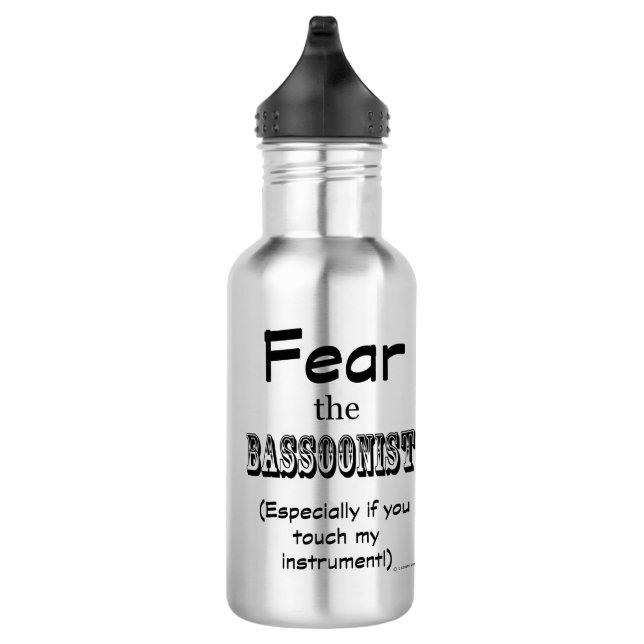 Furcht vor dem Bassoonisten Edelstahlflasche (Rechts)