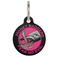 Furcht vor dem bösen Pink Honey Badger Badass Anim