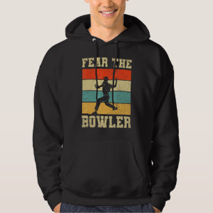 Furcht vor dem Bowler-Zitat für Ihr Cricket-Player Hoodie