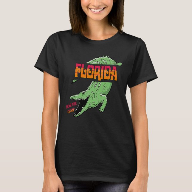 Furcht vor dem Chomp-Gator T-Shirt (Vorderseite)