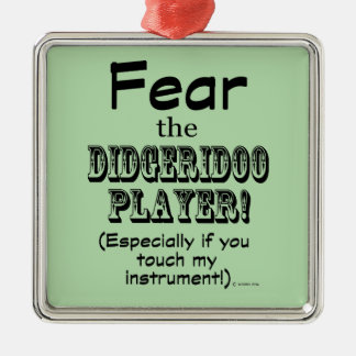 Furcht vor dem Didgeridoo-Spieler Ornament Aus Metall