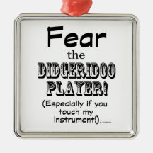 Furcht vor dem Didgeridoo-Spieler