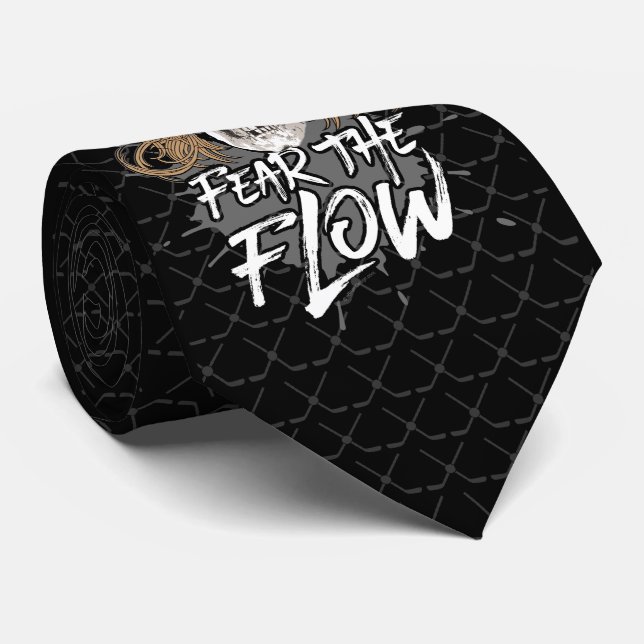 Furcht vor dem Fluss (Hockeyhaar) Krawatte (Gerollt)