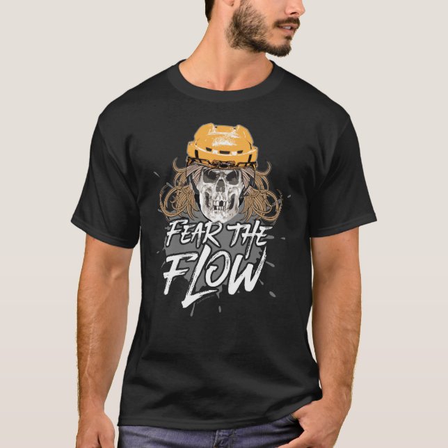 Furcht vor dem Fluss (Hockeyhaar) T-Shirt (Vorderseite)