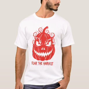 Furcht vor dem harten bösen Kürbiskürbis Halloween T-Shirt