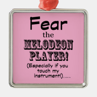 Furcht vor dem Melodeon-Spieler Ornament Aus Metall