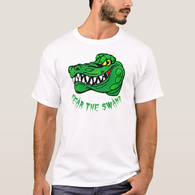 Furcht vor dem Sumpfgator T-Shirt (Vorderseite)