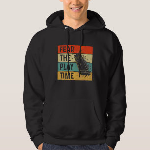 Furcht vor dem Zeitangebot für einen Cricketspiele Hoodie