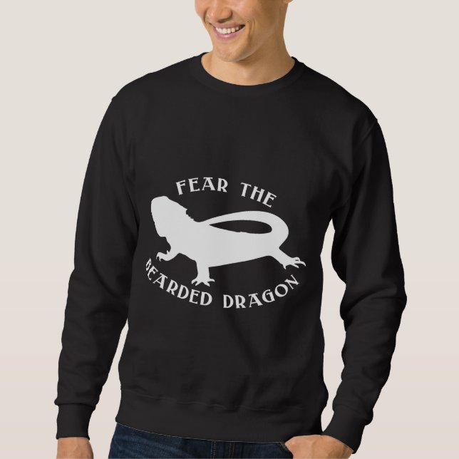 Furcht vor der bärtigen Drachenbärchen Sweatshirt (Vorderseite)