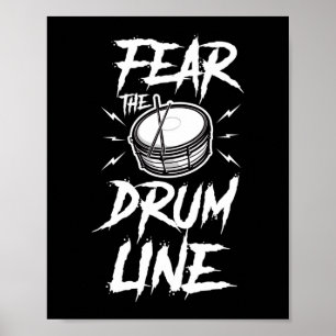 Furcht vor der Drumline-Marching-Band Poster