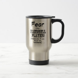 Furcht vor der Handbell Player Travel Mug Reisebecher
