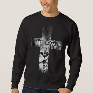 Furcht vor Jesus hat der Löwe von Juda triumphiert Sweatshirt