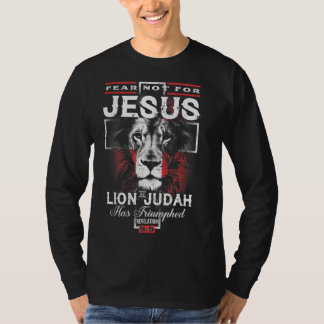 Furcht vor Jesus hat der Löwe von Juda triumphiert T-Shirt