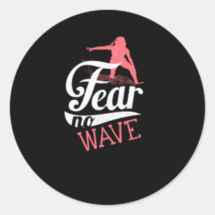 Furcht vor Wave Runder Aufkleber
