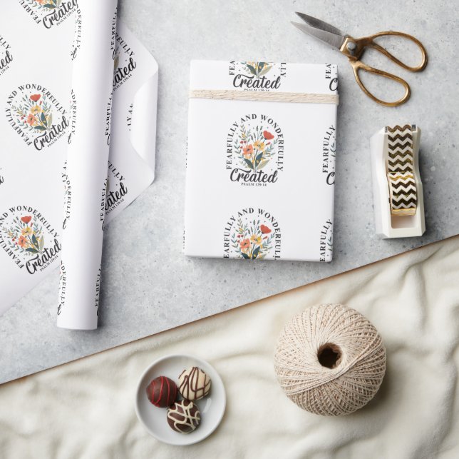 Furchtbar und wunderbar gemacht geschenkpapier (Kunsthandwerk)