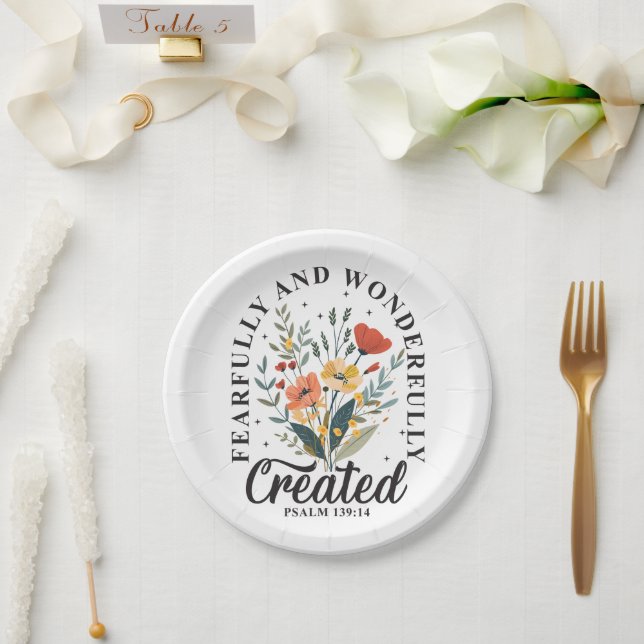 Furchtbar und wunderbar gemacht pappteller (Hochzeit)