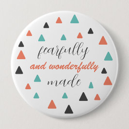 Furchtbar wunderbar gemachte Triangle-Muster-Zitat Button