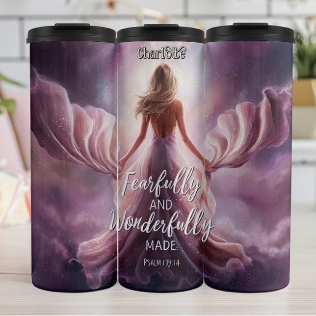 Furchtbar wunderschön rosa Abbildung Thermosbecher (Von Creator hochgeladen)