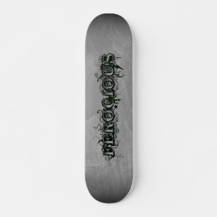 Furchtbares Tattoo Schiefergrau Ombre Skateboard