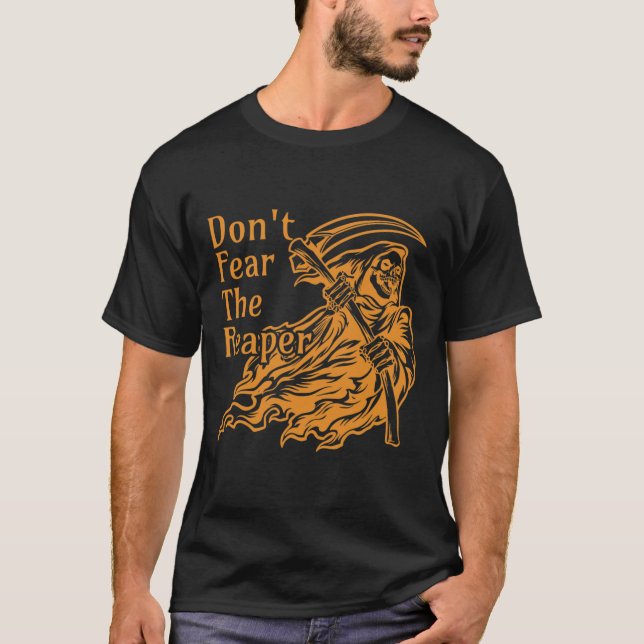 Fürchte den gotischen Todesgrimm-Sensenmann des Se T-Shirt (Vorderseite)