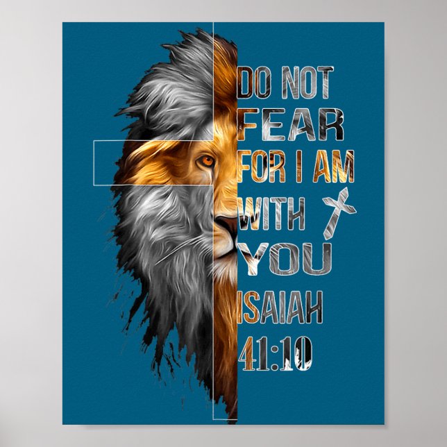 Fürchte dich nicht Am Jesaja 41 Poster (Vorne)