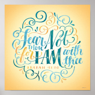 Fürchte dich nicht, denn ich bin bei dir poster
