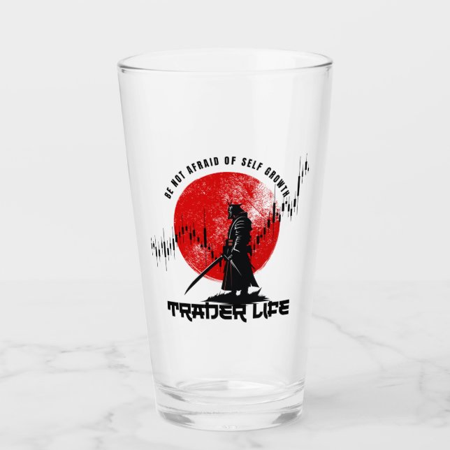 Fürchte dich nicht | Handelsmotivation | Samurai Glas (Vorderseite)