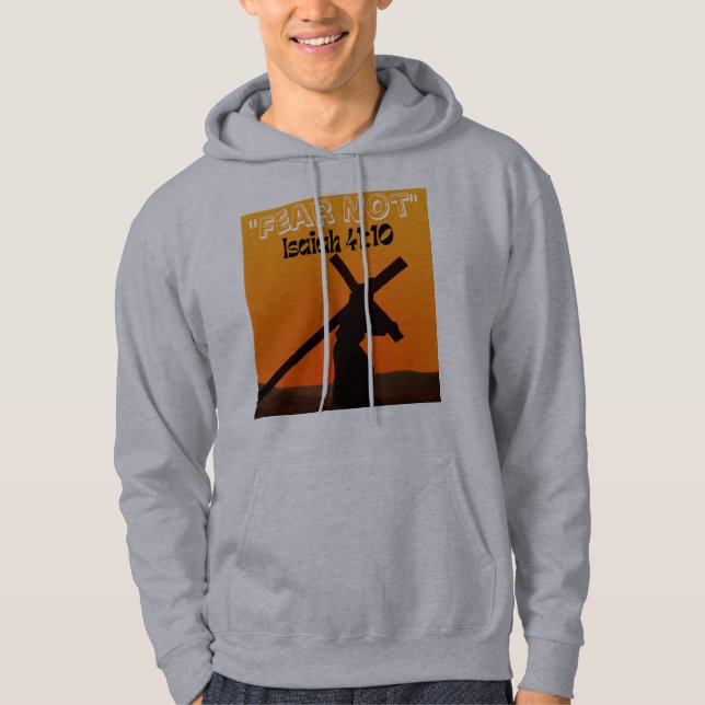 ''Fürchte dich nicht'' Hoodie (Vorderseite)