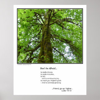 Fürchte dich nicht...inspirierendes Poster