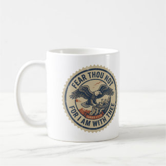 Fürchte dich nicht Jesaja 41:10 Adler Vintage Stem Kaffeetasse