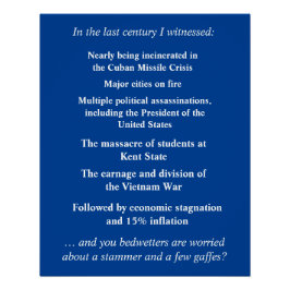 Fürchte dich nicht, Joe Biden zu unterstützen Poster