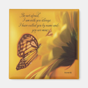 Fürchte dich nicht Religiöse Schmetterling auf Gän Magnet