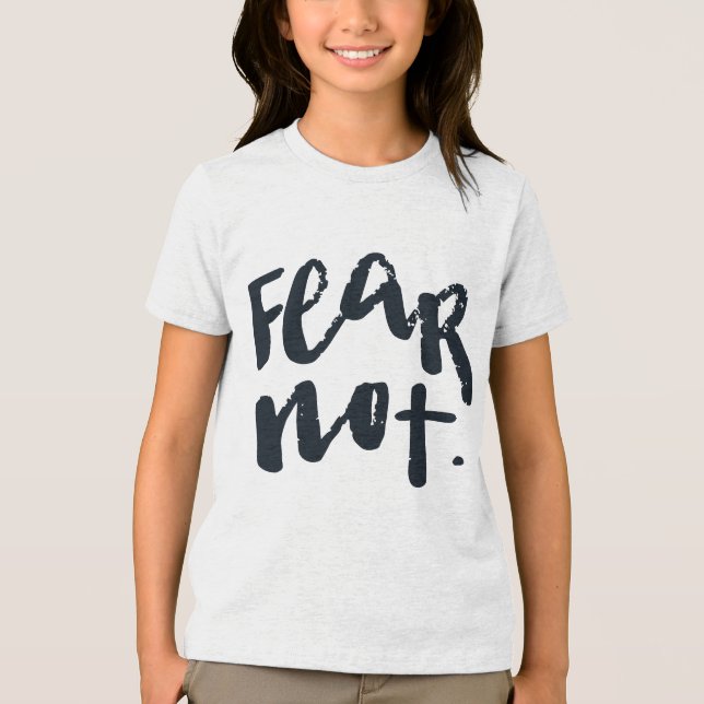 Fürchte dich nicht Tri-Blend shirt (Vorderseite)