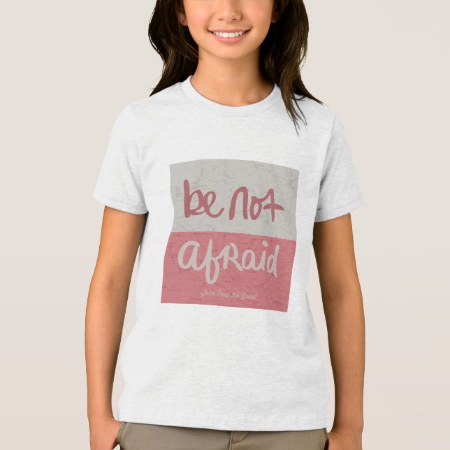 Fürchte dich nicht Tri-Blend shirt (Vorderseite)