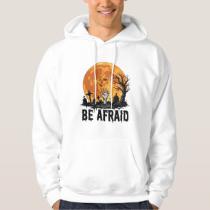 Fürchte dich Vintage Halloween Friedhof Vektor Des Hoodie