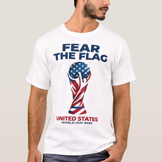 Fürchte die Flagge T-Shirt (Vorderseite)
