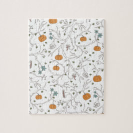 Furchteinflößender Wein für Halloween Puzzle